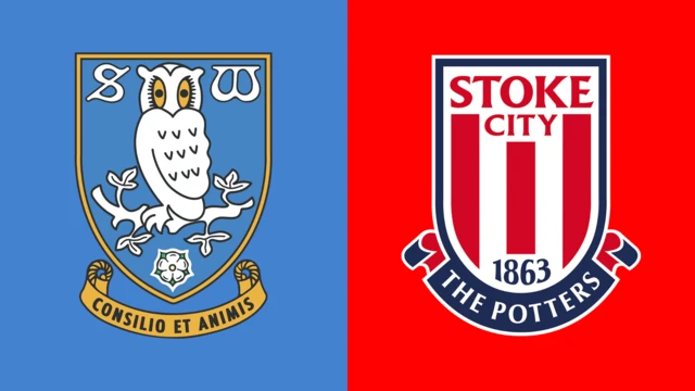 Side-by-side of Sheffield Wednesday and Stoke City club badges