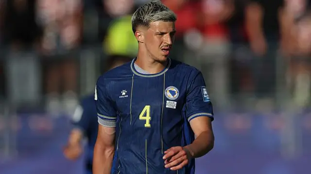 Bosnia and Herzegovina defender Tarik Muharemovic