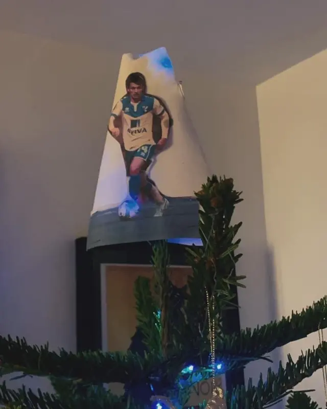 Top of Christmas tree