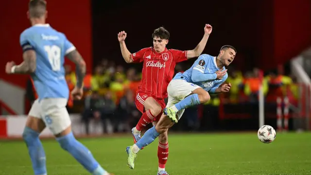 Nottingham Forest's Jimmy Sinclair 