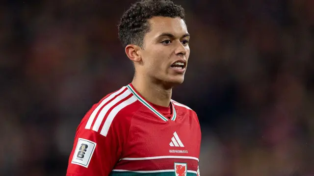 Everton and Wales midfielder Brennan Johnson
