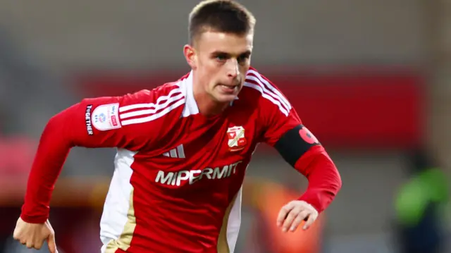 Adam Murphy in action for Swindon Town