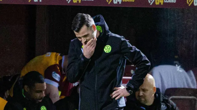 Motherwell manager Stuart Kettlewell during Saturday's 3-0 defeat by Hibernian