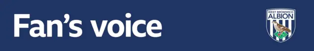 West Bromwich Albion fan's voice banner
