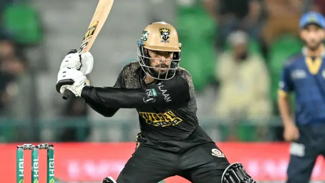 Usman Khan in action in the PSL