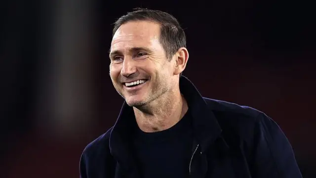 A smiling Coventry City boss Frank Lampard