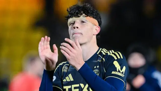 Aberdeen defender Jack Milne