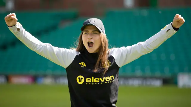 Celtic manager Elena Sadiku