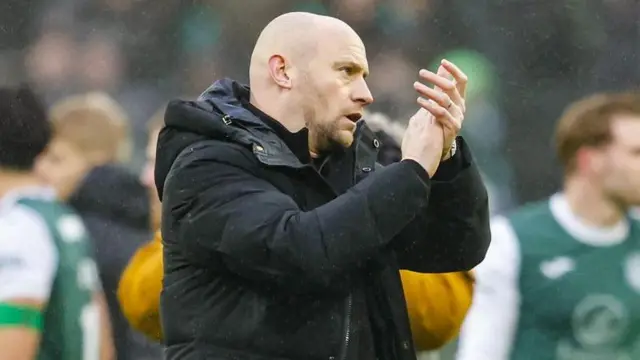 Hibernian head coach David Gray