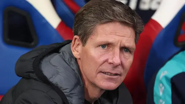 Crystal Palace manager Oliver Glasner