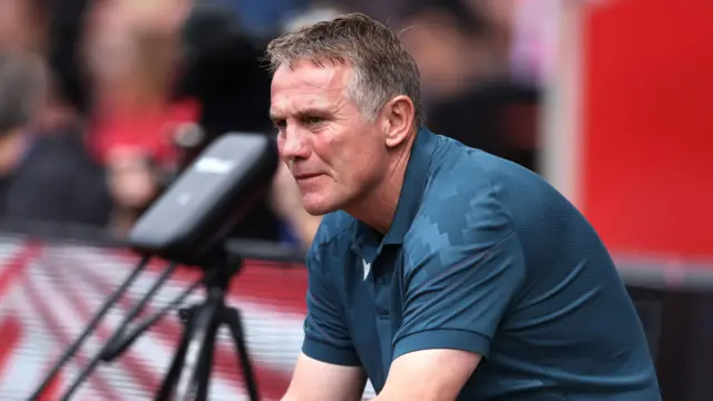 Wrexham manager Phil Parkinson at Southampton on the opening day of the season