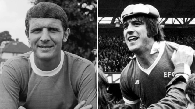 Brian Labone and Bob Latchford - collated image 
