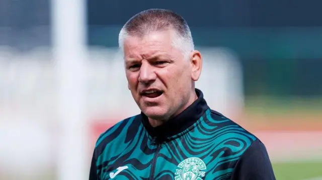 Hibernian coach Eddie May