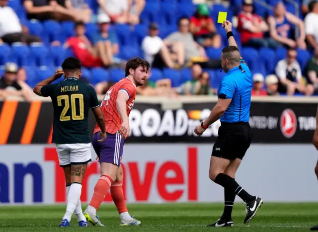 Ralston was the only Scotland played booked against Bolivia 