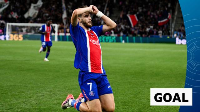 Kvaratskhelia smashes PSG into lead in Super Cup