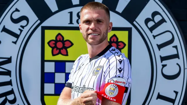 St Mirren captain Marcus Fraser
