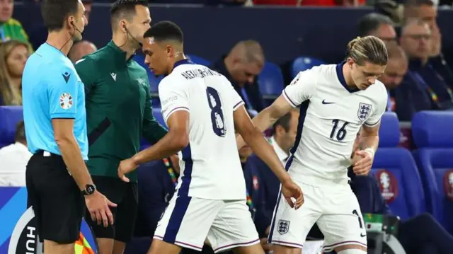 Trent Alexander-Arnold and Conor Gallagher