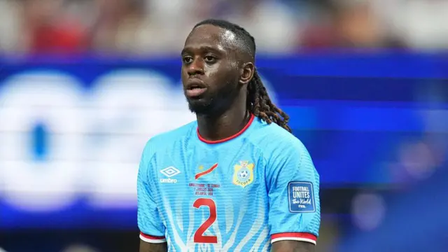 Aaron Wan-Bissaka in action
