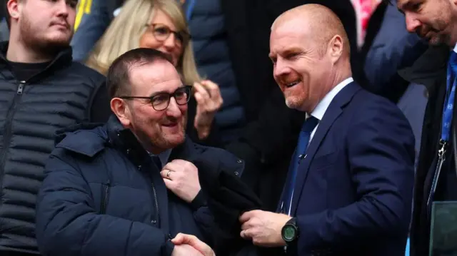 Kevin Thelwell and Sean Dyche