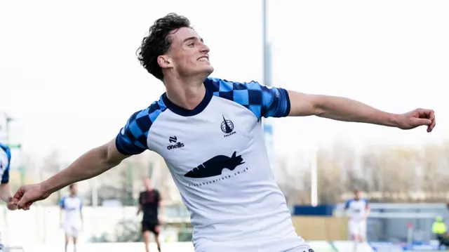 Falkirk striker Barney Stewart