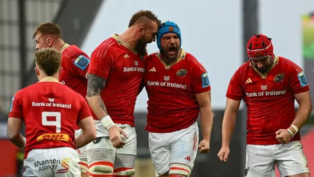 Munster celebrate