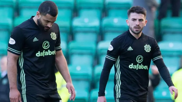 Celtic's Cameron Carter-Vickers and Greg Taylor