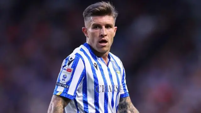 Josh Windass pictured playing for Sheffield Wednesday this season