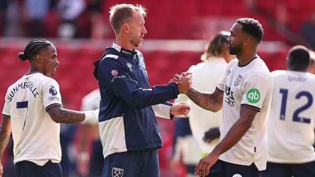 Graham Potter and Callum Wilson