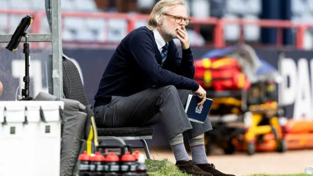 Dundee head coach Steven Pressley