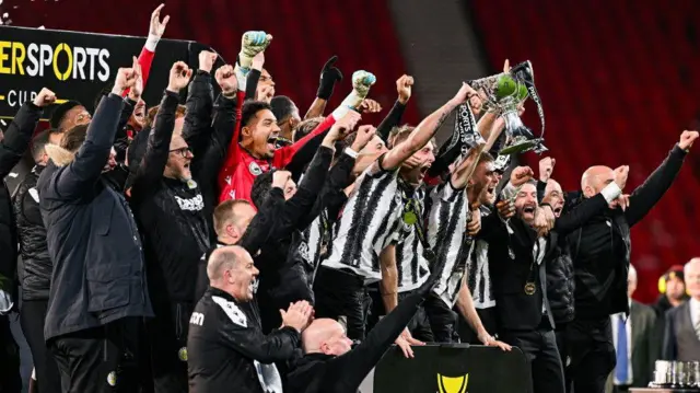 St Mirren players celebrate