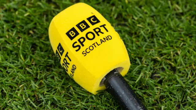 BBC Sport Scotland microphone