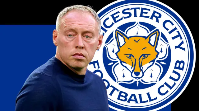 Leicester boss Steve Cooper graphic