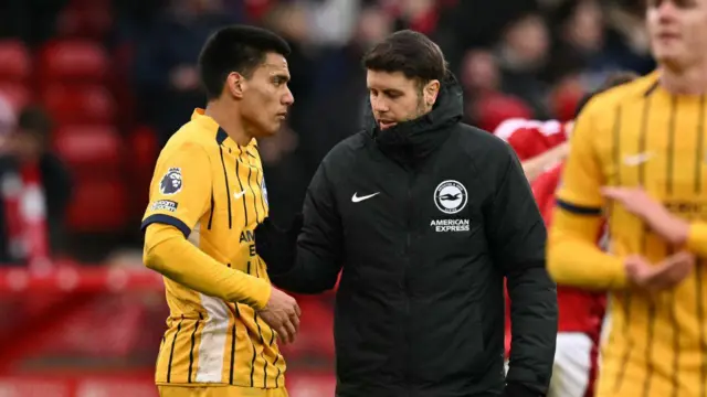 Fabian Hurzeler consoles Diego Gomez