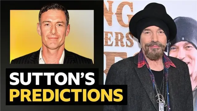 Chris Sutton's predictions with Billy Bob Thornton