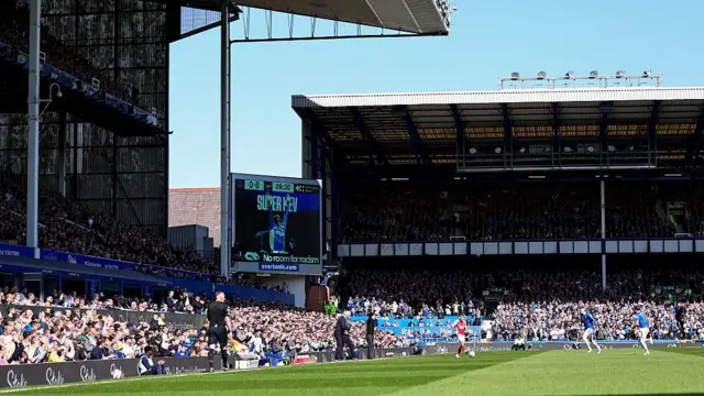 Goodison Park hosting Arsenal