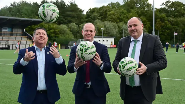Gerard Lawlor, Gordon Lyons and Conrad Kirkwood