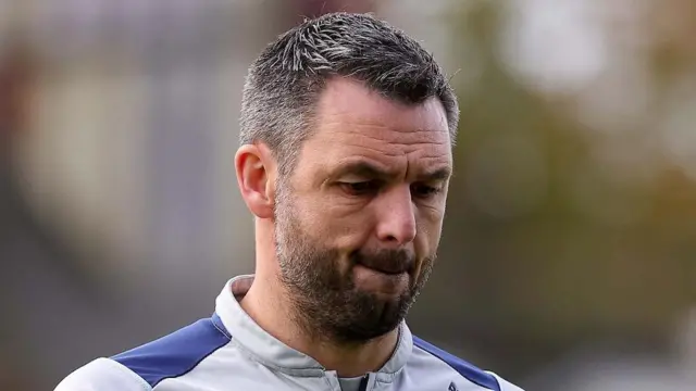 Ballymena United manager Jim Ervin