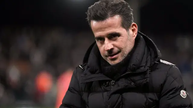 Fulham manager Marco Silva stands on the touchline