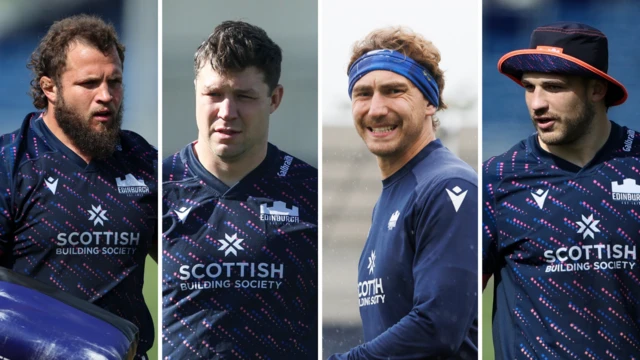 Pierre Schoeman, Grant Gilchrist, Jamie Ritchie, Wes Goosen