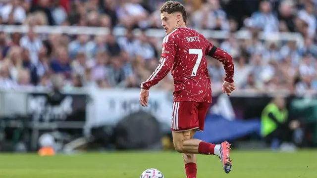 Florian Wirtz on the ball