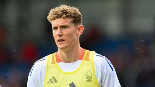 Ryan Yates of Nottingham Forest training during Pre-season