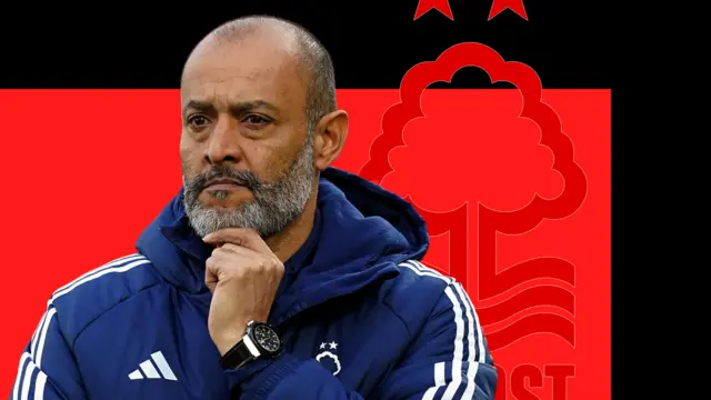 Nottingham Forest boss Nuno Espirito Santo graphic