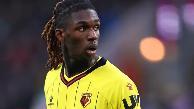 Pierre Dwomoh in action for Watford