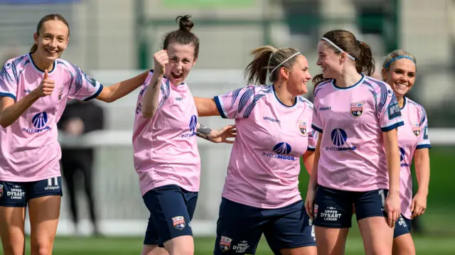 Montrose players celebrate