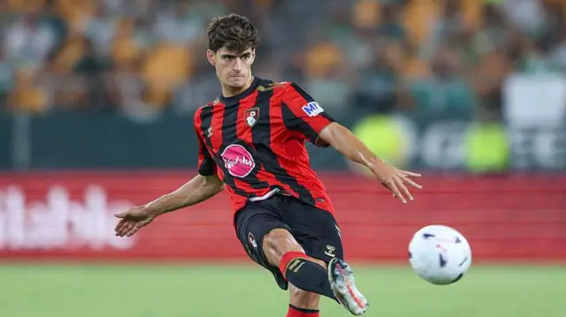 Antonio Silva in action for Bournemouth