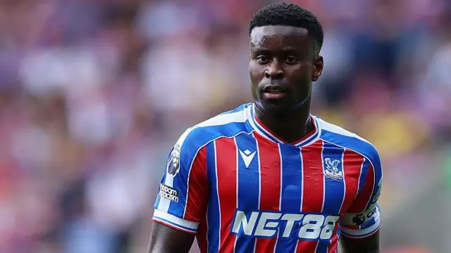 Marc Guehi in action for Crystal Palace