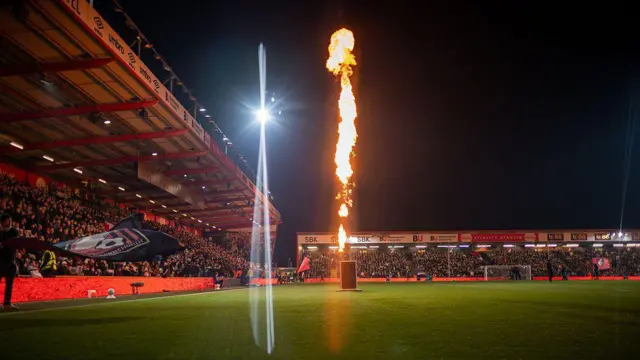 A general view of Vitality Stadium before kick off