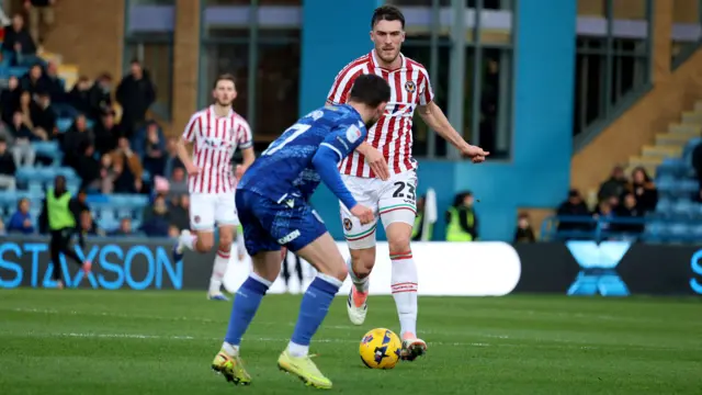 Newport County's Ryan Delaney in action away to Gillingham last Saturday.