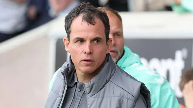 Sunderland head coach Regis Le Bris watches the game during the Pre-season friendly match between York City and Sunderland.

