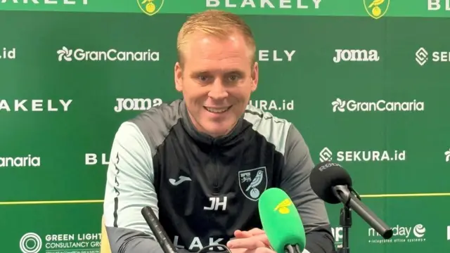 Johannes Hoff Thorup at press conference